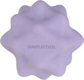 Small Spiky Massage Ball Trigger Point Massage Tool. Solid Bumpy Massager Balls for Deep Tissue Myofascial Release Hand Foot Plantar Fasciitis Pain Relief Knots Acupoint Yoga Fitness 2.2×2.1″(Purple)