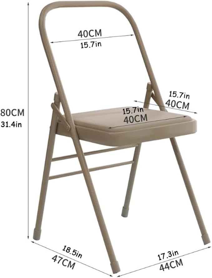 Yoga Chair Metal Yoga Chair Iyengar Yoga Chair Yoga Chair for Yoga Backless Yoga Chair for Flexibility and Strength Training Tool