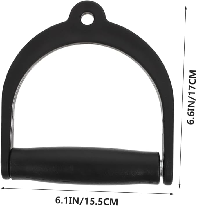 ibasenice 1Pc Sturdy Fitness Arc Handle for Strength Training Plastic Pull Rope Grip for Gym Cable Machines Comfortable Anti-Slip Bodybuilding Attachment for Home and Commercial Exercise Equipment