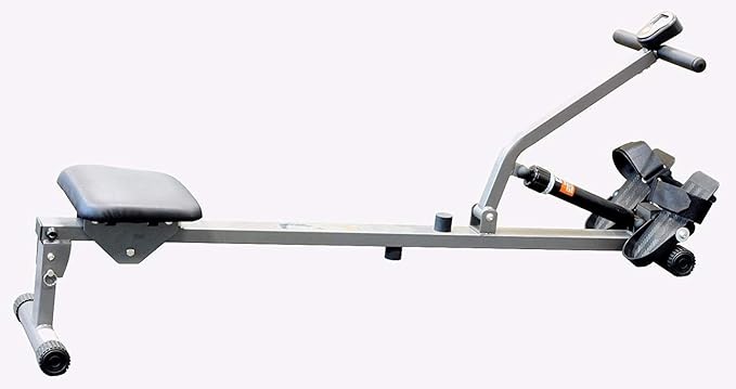 X-Factor Regatta Rowing Machine Pro Rower Adjustable 12 Level Hydraulic Full Body Cardio Glider Motion Exercise Workout Machine w Monitor