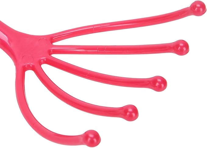 Agatige 2PCS Head Massager Claw, Plastic Handheld Scalp Massager Hair Growth Head Scratcher Stress Relief Deep Relaxation for Home SPA Office Travel Use (2PCS)