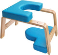 Yoga Headstand Bench, Meditation Stool for Adults, Handstand & Pilates Chair, Yoga Auxiliary Chair, Headstand Support Stool(Blue)
