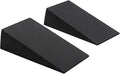 1 Pair Squat Wedge Block 13x6x3.5 Inch EVA Supportive Workout Yoga Block for Fitness, Pushup, Weightlifting, Foot Stretching.