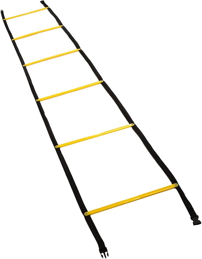 Agility Ladder, Speed Training Equipment for Athletic Agility Improvement Fixed Sports Training Ladder for Football Basketball Athletes Fitness Home Gym