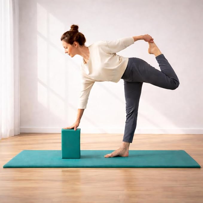 WHITECLOUDZ Yoga kit, 7-Piece Yoga Mat Set for Home Workouts, Thick Yoga Mat, Yoga Blocks, Strap, Yoga Towels & Carrying Bag, Exercise Mat with Yoga Equipment for Women & Men, Enhance Yoga Practice
