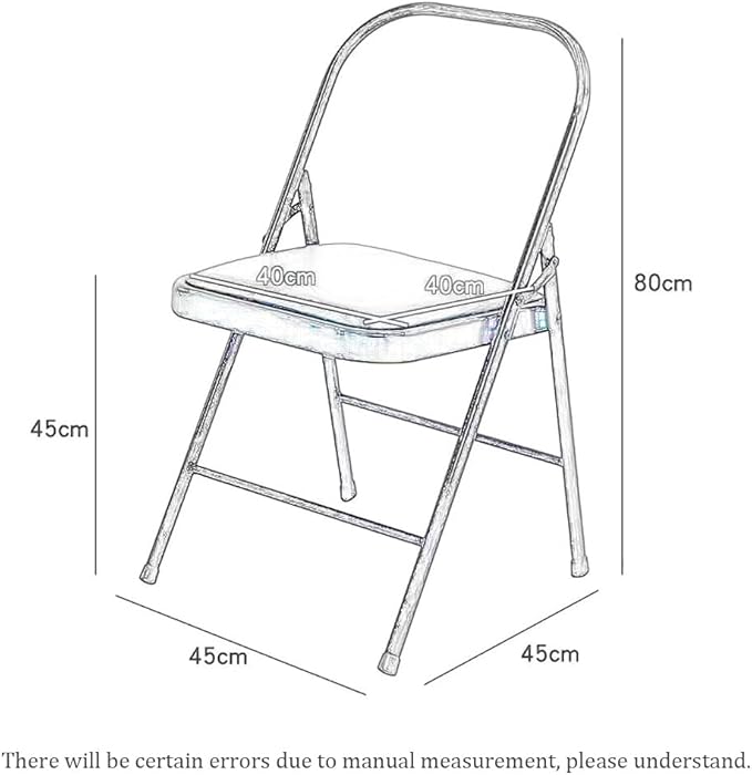 Yoga Auxiliary Chair Iyengar Yoga Chair,Backless Yoga Chair Prop,Pilates Chair,Foldable and Portable Folding Stools for Yoga,Black