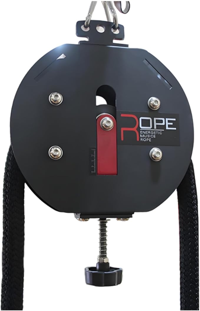 Resistance Trainer Machine for Full Body Workout, Featuring a Suspension Endless Rope Pulley Device, Home Gym Equipment for Arms, Back, and Grip