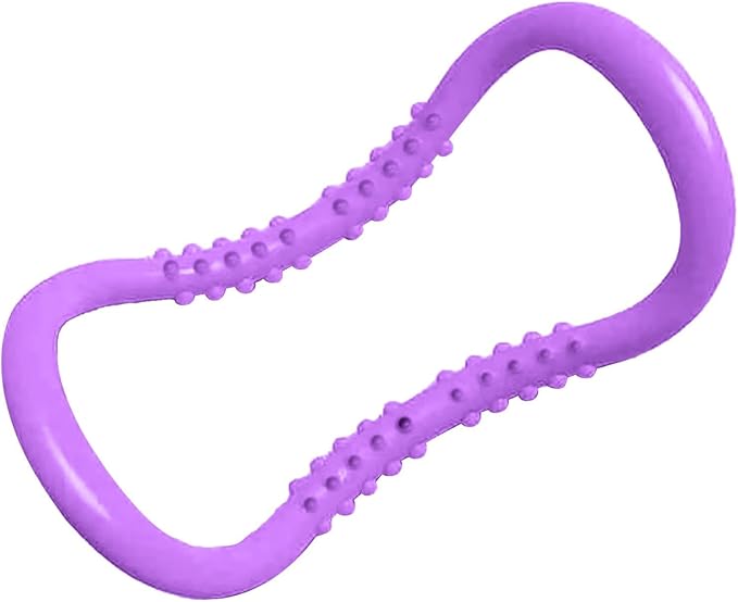 Yoga Pilates Circle Ring, Yoga Circle Stretch Resistance Ring Body Building Fitness Workout Tools for Training Neck, Back, Leg, Calf, Strengthen Chest, Thighs, Arms, Massage Point Design