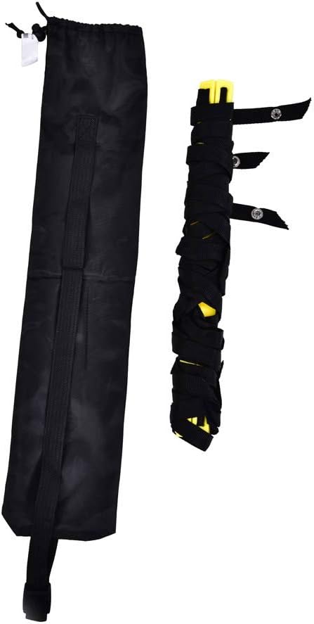 BAFOVY 16 Rung Agility Ladder, Adjustable Flat Plastic Rungs with Durable Nylon Straps, for Football Rugby Tennis Baseball Speed Training