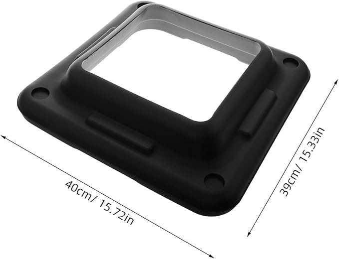 Balacoo Yoga Step Base Plate and Stabilizer Support Tray Black, Non-slip Exercise Step Platform Foundation Holder for Home Aerobic Workouts and Fitness Training