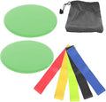 Fitness Sliding Disc Workout Equipment Core Slider Exercise Training Disks for Home Gym Street Workout ABS Material Pink Black Red Blue Green Orange 2 Pack