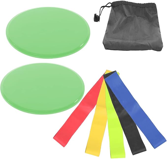 Fitness Sliding Disc Workout Equipment Core Slider Exercise Training Disks for Home Gym Street Workout ABS Material Pink Black Red Blue Green Orange 2 Pack