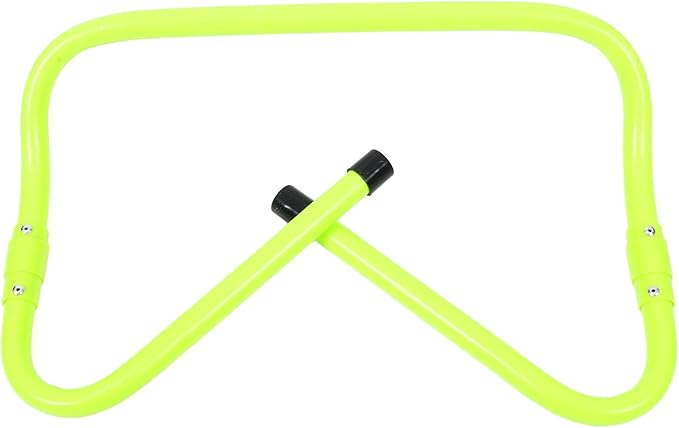 Adjustable Agility Speed Hurdles Set, Wear-Resistant PVC Plastic Football Training Equipment, Foldable Small Height for Running and Speed Drills