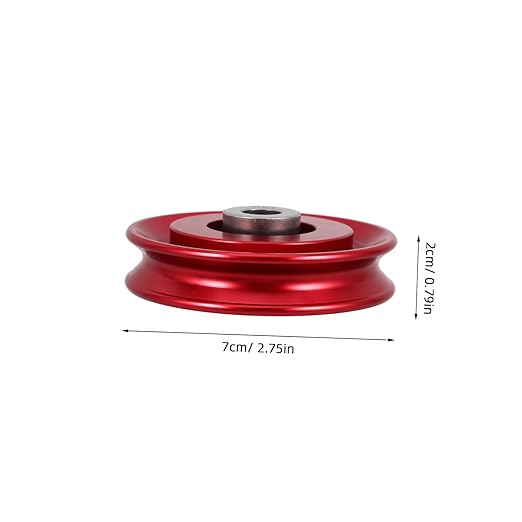 Portable Aluminum Gym Pulley Wheel Easy Installation Fitness Pulley Attachment for Cable Systems Smooth Operation for Weight Lifting and Strength Training Home Gym Equipment