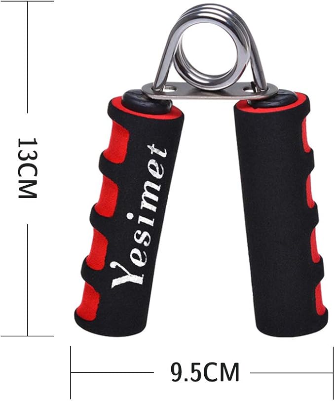 Hand Grip Strengthener Set, Forearm Exerciser, Finger Exercise Gripper, Grip Strength Trainer, hand Trainer-Soft Foam Hand Exerciser for Quickly Increasing Forearm and Hand Grips,2 Pack