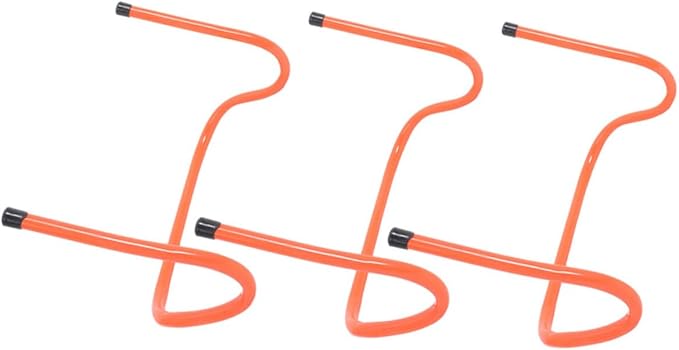 3pcs Plastic Training Hurdles 15cm Agility Speed Hurdles for Soccer Football Youth Athletic Coordination Drills