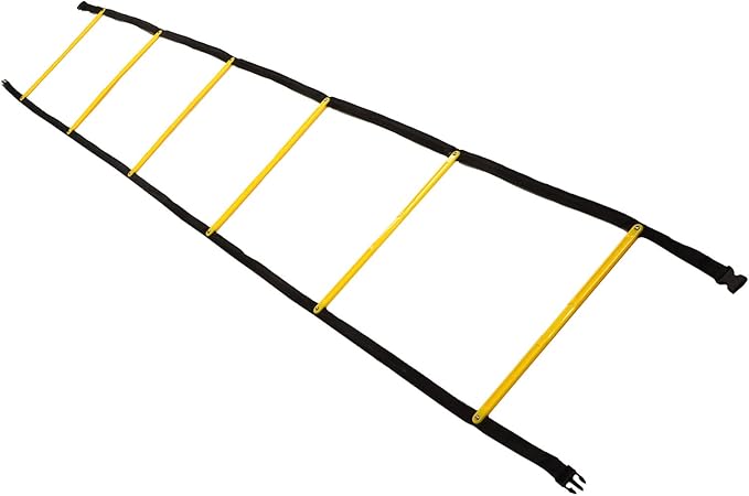 Agility Ladder, Speed Training Equipment for Athletic Agility Improvement Fixed Sports Training Ladder for Football Basketball Athletes Fitness Home Gym
