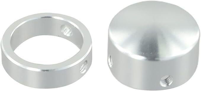 Handle End Cap Fitness Strength Training Equipment Handle End Cap For 25Mm Tube Aluminum Exercise Machine Handle Cap Gym Equipment Accessories With Smooth Edge Design