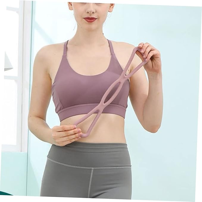 2pcs Fitness Bar Yoga Bar Kit Fitness Equipment Pulling Rod Elastic Band Tensioner Workout Resistance Bands