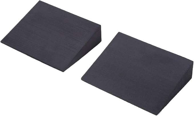 Yoga Foam Wedges 2pcs Yoga Wedge Blocks Squat Block Multi-Functional Stretch Slant Board Non-Slip Calf Raise for Sports Fitness