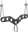 2 to 1 Cable Attachment Adapter,Adjustable LAT Pull Down Bar,Cable Machine Attachments for Gym-8 Inches