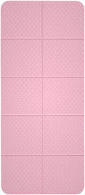 Travel Pilates Mat Nonslip Foldable Gym Workout Mats Fitness Training Pilates Exercise Mat for Women Sports Exercise and for Women