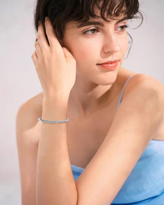NewZenro Elegant Magnetic Bracelet Copper Magnets Bangle For Women Men Gifts for Father's Day
