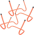 4pcs Sports Agility Hurdles Plastic Training Equipment for Speed and Coordination Drills for Boys and Girls and Athletes Height for Soccer Practice and Fitness Training