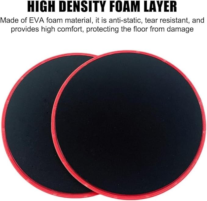 Pilates Board,10PCS Core Sliders, 7.8in Workout Sliders, Dual Sided Exercise Gliding Discs for Women Men Abdominal Core Strength Deep Squats Lunges Pushups