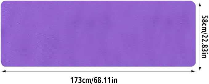 Yoga Mat Thick, 70x23 Inches Non-Slip High Density Anti-Tear Extra Thick Exercise Mats with Carrying Strap,Comfortable Black Fitness Mat for Home Workout,Stretching,Exercise,Gym,Pilates,Fitness