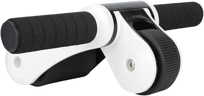 2 Wheels Ab Roller Wheel Abdominal Exerciser with Knee Pad Home Fitness Equipment