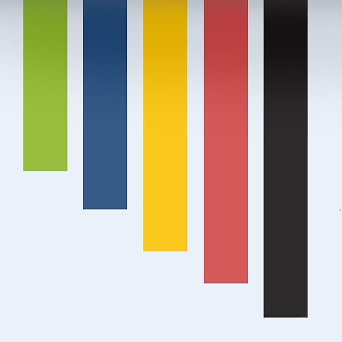 Resistance Bands for Working Out,5-Levels Elastic Exercise Bands for Men & Women Yoga,Body Stretching,Booty Legs,Pilates,Stretching Bands for Training,Workouts,Physical Therapy,Working,Fitness
