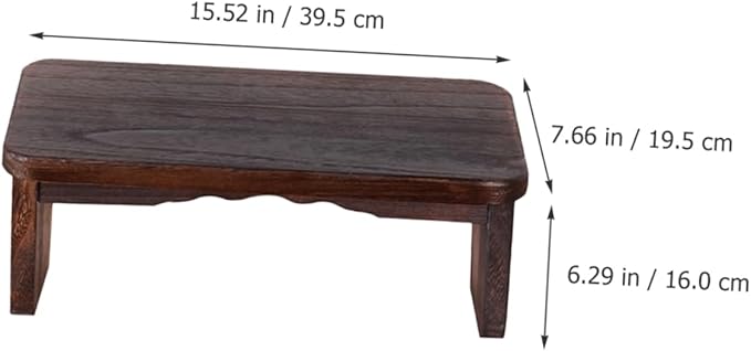 Wooden Meditation Stool Portable Foldable Kneeling Bench for Meditation Tea and Prayer Non-Slip Design Comfortable Cushion and Compact Size