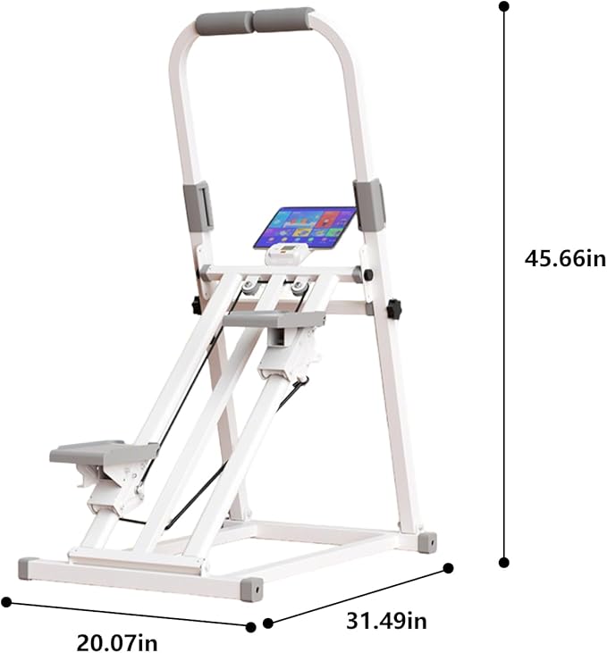 Steppers for Exercise at Home,Step Fitness Foldable Stair Stepper with Handlebar, Adjustable Resistance,Timer & Phone Holder,Quiet Climber Cardio Equipment,440lb Capacity for Home Gym