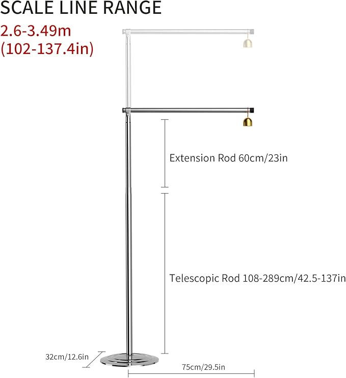 Vertical Jump Tester, Floor Standing Vertical Jump Measurement Tool, Vertical Jump Measure Device Equipped with a Tape, Adjustable Height Vertical Trainer for Jump Training