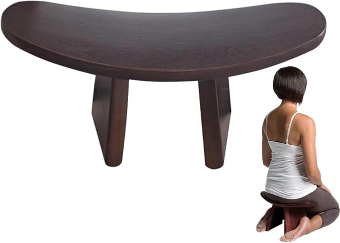 Meditation Bench | Efficient Kneeling Stool: Comfortable Versatile Wooden Seat for Mindfulness Practices Sitting Spiritual Meetings at Home Worship Arrodill Church