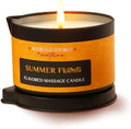 Tropical Scent Massage Oil Candle – Vegan Full Body Massage Therapy & Home SPA – Sustainable Formula for Relaxation & Stress Relief