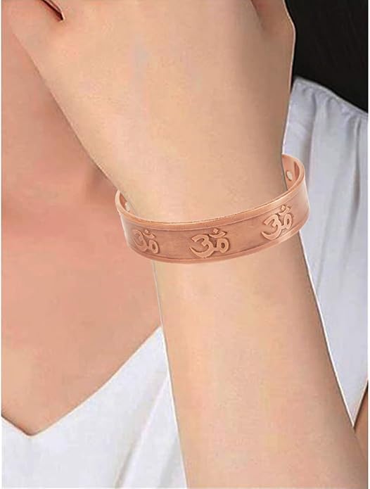 Touchstone copper bracelets | gift for men women |adjustable 100% pure solid real magnetic jewelry | handmade bracelet set combo | rope braided tibetan bangles.