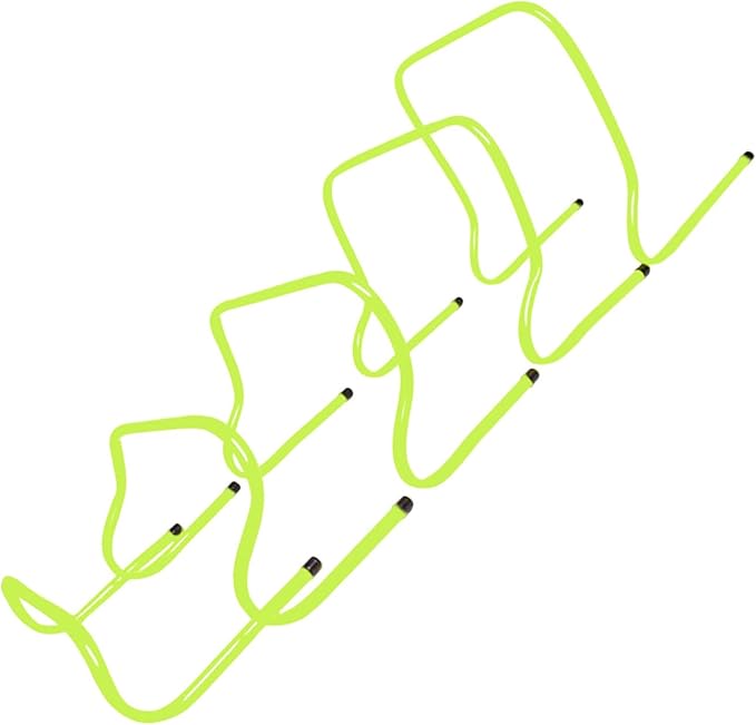 5 Pack Agility Speed Training Hurdles Detachable Agility Training Hurdles Sports Practice Equipment for Athletes, Soccer Football Training Equipment Hurdle Rack 5 Pieces