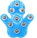 Hand-Shaped Massage Ball Gloves, Featuring 9 * 360° Rotating Metal Balls That fit The Natural Curvature of The Palm, are Suitable for Full-Body Care and can Relieve Fatigue. (Blue)