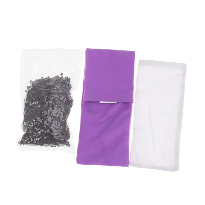 POPETPOP Relaxation Eye Pillow for Yoga Silk Pillow Eye Mask for Women Men Sleep