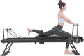 Foldable Pilates Reformer Machine with Adjustable Resistance & 264lbs Capacity, Multifunctional Yoga Fitness Equipment for Home Gym, Studio, Pilates Enthusiasts