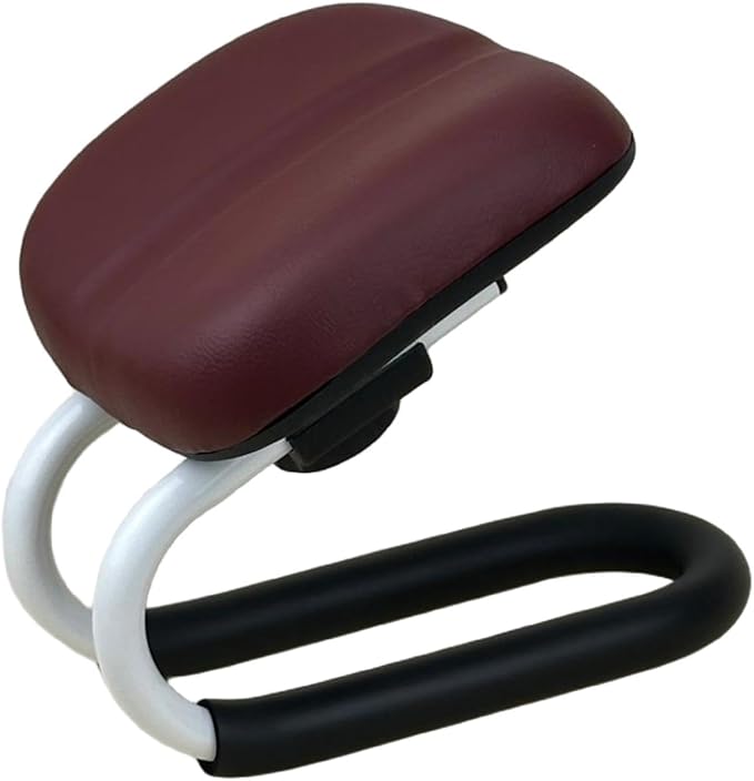 Meditation Bench Kneeling Stool Comfortable Lover Gift Prayer Seiza Chair Adjustable Height for Pilates Home Tea Ceremonies, Deep Red