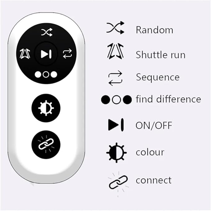 Reaction Training Light - 4 Modes Agile Fitness Light - Hand-Eye Coordination Training for Improve Speed, Agility and Reaction Time(10)