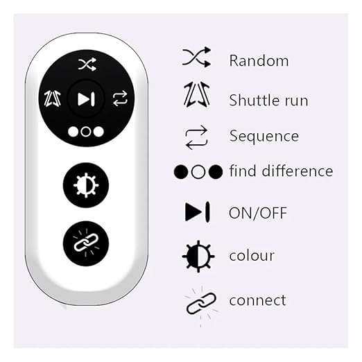 Reaction Training Lights, Speed Agile Reaction Training Lamp for Basketball Football Boxing Handball - USB Charging(6)