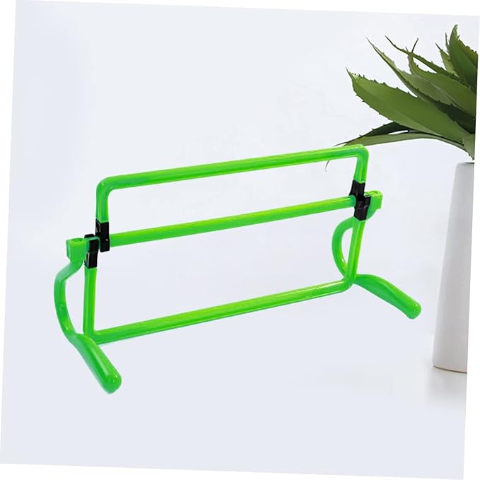 Removable Agility Hurdles for Soccer Training Detachable Exercise Barriers for Use for Football Drills and Speed Training Green Color