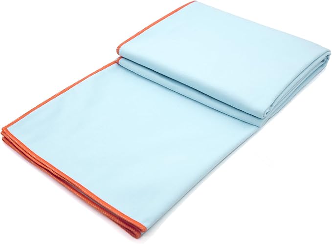 Eunzel Hot Yoga Towel Non-Slip Yoga Mat Towel Ultra-Absorbent Microfiber Towel for Hot Yoga, Pilates，Bikram and Workout 26.5"x 72"