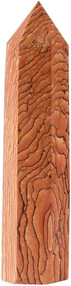 Meditation Home 1PCS Natural Wood Graphite Crystal Column Original Stone Grinding Single Meditation Cure six Prism Decoration (Size : 3pcs)