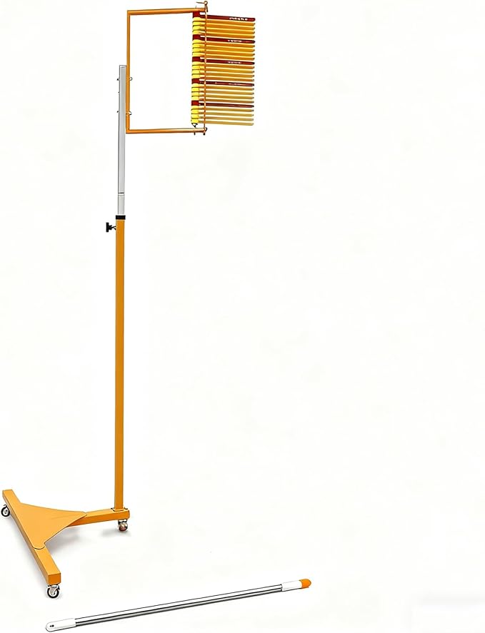Vertical Jump Measurement Tool Floor-Standing Vertical Jump Tester, Adjustable Height Vertical Jump Measuring Trainer, Used for Volleyball Outdoor