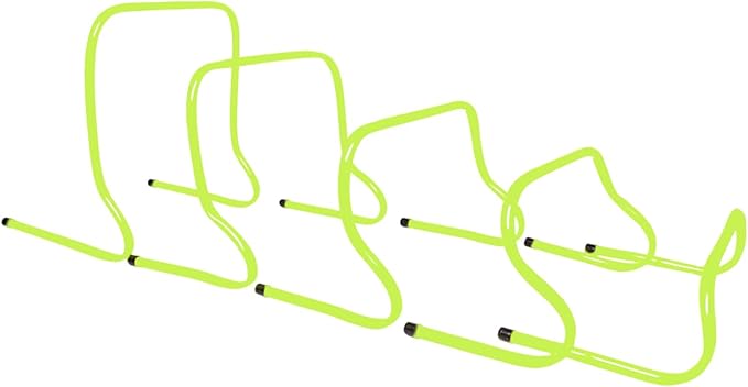 5 Pack Agility Speed Training Hurdles Detachable Agility Training Hurdles Sports Practice Equipment for Athletes, Soccer Football Training Equipment Hurdle Rack 5 Pieces